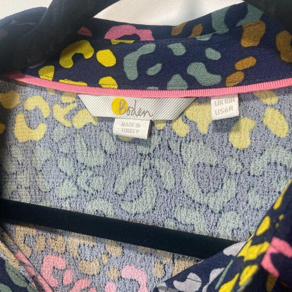 Like new Boden Charlotte Long Sleeve Shirt Dress, Size 6R - Picture 4 of 5